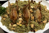 حمام محشي بالفريكة