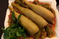 محشي القرع مع البامية