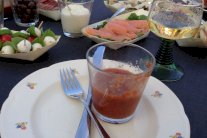 صلصة جازباتشو الحارة والباردة