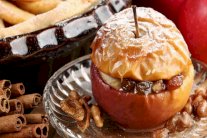 حلوى التفاح المشوي