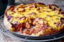 تارت البطاطا الحارة بالدجاج