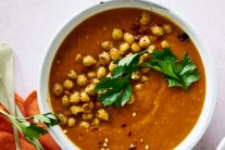 حساء اليقطين بالحمّص