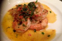 القريدس المقلي بالزبدة