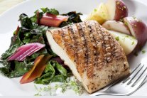 سمك القدر مع ورق 