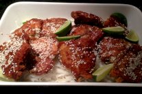 الدجاج المقرمش والنودلز