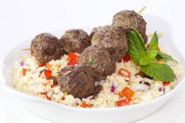 كرات لحم الغنم المشوية