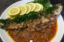 طبق السمكة الحارة