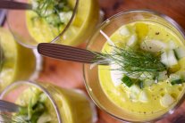 حساء جازباتشو بالشمر