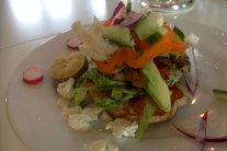 برغر الدجاج بالخُضَر