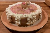 الكعكة الإسفنجية المزيّنة