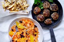 كرات اللحم بالشوفان