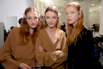 مكياج غوتشي حاضر في عرض أزيائه الأخير