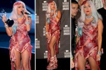 ثوب ليدي غاغا اللحمي الى المتحف