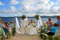 جزر فيرجين تتحول الى جنة لحفلات الزواج 