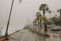  العاصفة يوهان تتسبب بأضرار جسيمة في لبنان