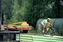 استعراضات غير تقليدية عبر الدراجة الهوائية... فيديو