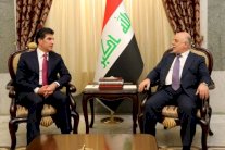 العبادي وبارزاني بحثا تشكيل حكومة تنفذ مطالب العراقيين
