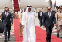محمد بن زايد والسيسي يبحثان الأوضاع الأقليمية