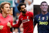 محمد صلاح ورونالدو ومودريتش في القائمة النهائية لأفضل لاعب في أوروبا