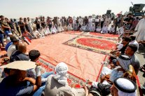 احتجاجات قرب منشآت استراتيجية في جنوب العراق