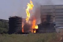 المغرب: حريق كبير في أحد المعامل بمدينة القنيطرة