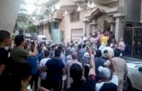 تجمع أهالي نجريج والصحافيين يحرم محمد صلاح صلاة العيد