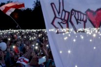 تجمع انتخابي حاشد للمعارضة في روسيا البيضاء