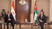 عاهل الأردن والسيسي بحثا عملية السلام بين اسرائيل والفلسطينيين