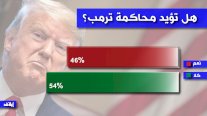 أغلبية عربية لا تؤيد محاكمة ترمب