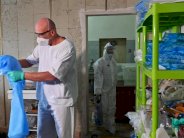 أوكرانيا: قتيل جراء حريق في وحدة خاصة بمرضى كورونا