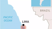 زلزال عنيف بقوة 6 درجات يضرب عاصمة البيرو