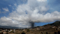 ثوران بركان في جزر الكناري الاسبانية