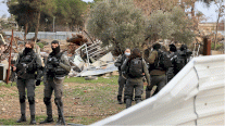 الشرطة الإسرائيلية تدمّر منزل عائلة فلسطينية في حي الشيخ جرّاح