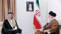أمير قطر يلتقي الرئيس الإيراني إبراهيم رئيسي
