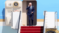 وصول الرئيس الأميركي جو بايدن إلى إسرائيل 