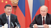 شي يؤكد لبوتين: الصين تسعى للعمل مع روسيا 