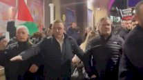 زعيم العمال البريطاني في مواجهة مع مؤيدين للفلسطينيين