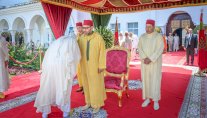 ملك المغرب يترأس حفل استقبال في المضيق بمناسبة عيد الجلوس