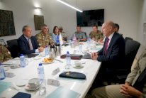 المقاتلات البريطانية شاركت بمواجهة الصواريخ الإيرانية 