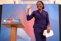 كيمي بادينوك زعيمة لحزب المحافظين البريطاني