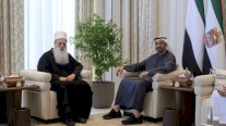 محمد بن زايد يستقبل الزعيم الروحي للدروز في إسرائيل