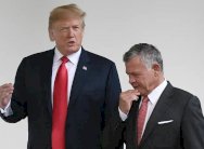 عبدالله الثاني في لندن في طريقه للقاء ترامب