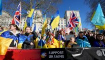 مظاهرة مؤيدة لأوكرانيا أمام داونينغ ستريت