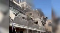 بالفيديو.. إسرائيل تقصف مقرا للجهاد في دمشق