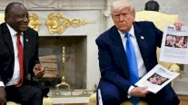 ترامب يفاجئ رئيس جنوب إفريقيا بأدلة 