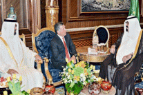 قمة ثلاثية سعودية أردنية إماراتية في جدة