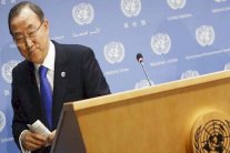 كي مون: جنيف 2 سيعلن حكومة انتقالية في سوريا 