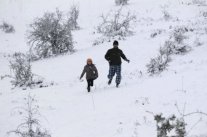  السلطات تدعو الاردنيين الى عدم الخروج من منازلهم مع اشتداد العاصفة الثلجية 