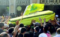 تشييع قيادي ميداني في حزب الله بعد اشهر على مقتله في سوريا