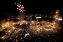 المصريون يحتفلون بالذكرى الثالثة لثورة 25 يناير